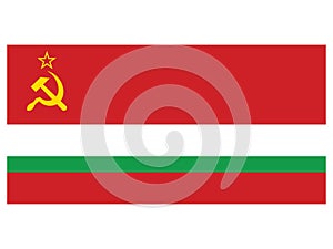 Flag of the Tajik Soviet Socialist Republic