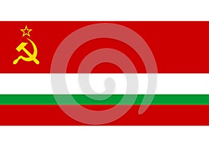 Flag of the Tajik Soviet Socialist Republic