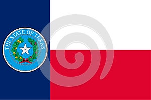 Flag of Texas in United States