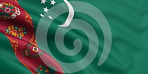 Flag Of Turkmenistan photo
