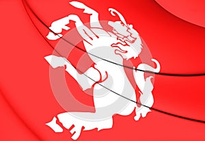 Flag of Twente, Netherlands.