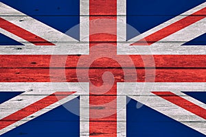 Flag of UK grunge