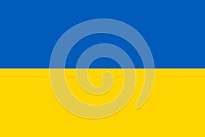 Flag of Ukraine. Ukrainian flag. National symbol of Ukraine