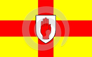 Flag of Ulster is a province in Ireland