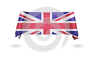 Flag of United Kingdom . Nationals flags of world country turning