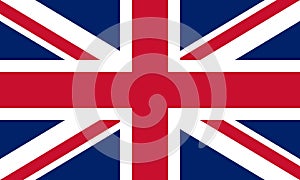 flag United Kingdom, vector icon England illustration design