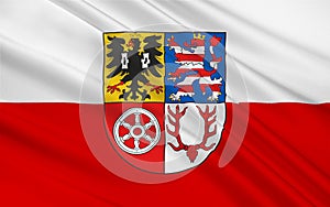 Flag of Unstrut-Hainich in Thuringia, Germany