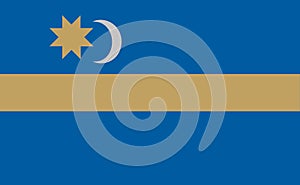 flag of Uralic peoples Szekelys. flag representing ethnic group or culture, regional authorities. no flagpole. Plane layout,