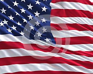 Flag USA The national symbol of USA