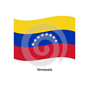 Flag of Venezuela. Venezuela Icon vector illustration