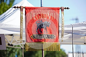 Flag VII Legion Claudia of roma