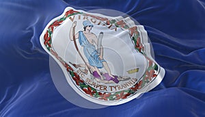 Flag of Virginia state, United States photo