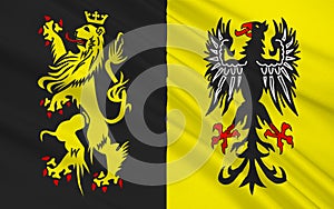 Flag of Vogtlandkreis district of Saxony, Germany
