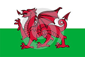 Flag of Wales photo