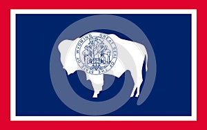 Flag of Wyoming, USA