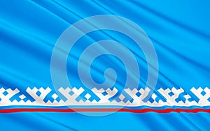 Flag of Yamalo-Nenets Autonomous District, Russian Federation