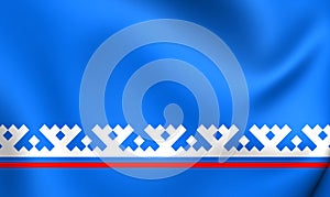 Flag of the Yamalo-Nenets Autonomous Okrug, Russia.