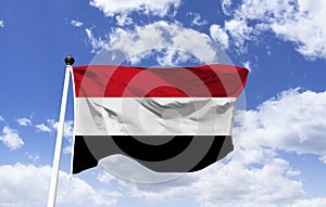 Flag of Yemen, North and South unified