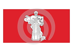 Flag of Zhodzina photo