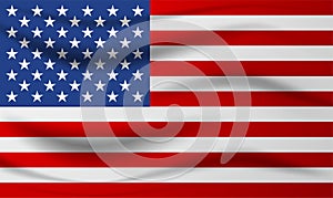 United States Flag Vector