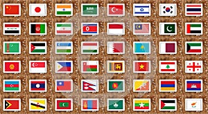 Flags of Asia