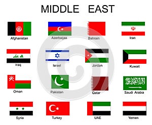 Flags of Asian countries