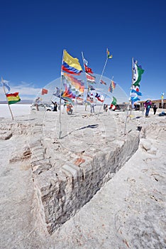 Flags in bolivia