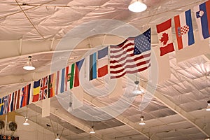 Flags on the Ceiling