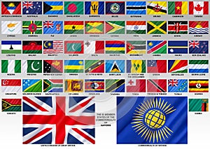 Flags of the Commonwealth of Nations photo