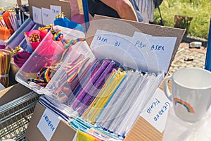 Flags for different sexualities. Asexual flag, pansexual flag, trans flag, bisexual flag, and gender fluid flag for sale