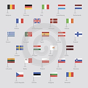 Flags of EU countries