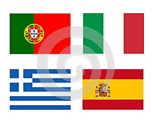 Flags of the PIGS