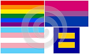 Flags of sexual minorities