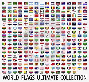 Flags vector of the world