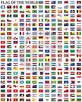 Flags vector of the world