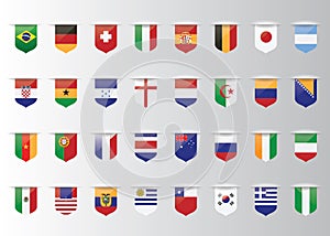 Flags vector of the world