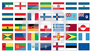 Flags of the world 3 of 8