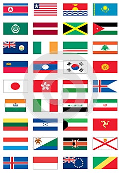Flags of the world 4 of 8