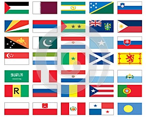 Flags of the world 6 of 8