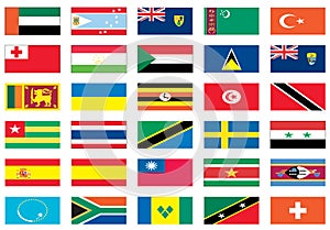 Flags of the world 7 of 8