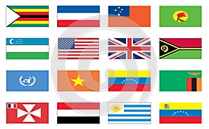 Flags of the world 8 of 8