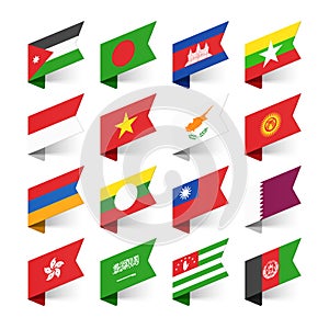 Flags of the World, Asia