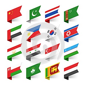 Flags of the World, Asia