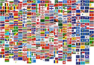 Flags of the world country,states and naval(war,fi photo