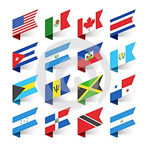 Flags of the World, North America photo