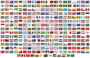 Flags of the world photo