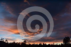 Flagstaff, Arizona Sky Scape 2, during first summer monsoon