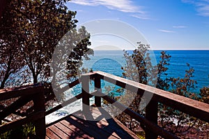 Flagstaff lookout overlooking the sea in Port Macquarie Australia