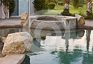 Flagstone Swimming Pool Spa