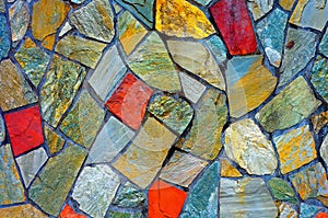 Flagstone wall background